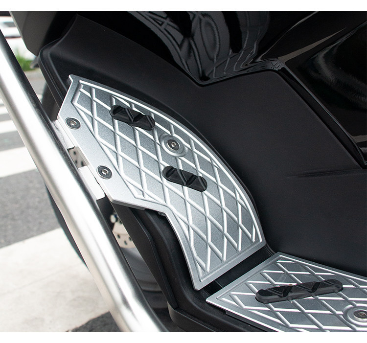 Suitable for Xin Da Zhou Honda Ns150Gx Modified Aluminum Alloy Footrests, Stainless Steel Guard Bars, Thickened Anti-Fall Protection