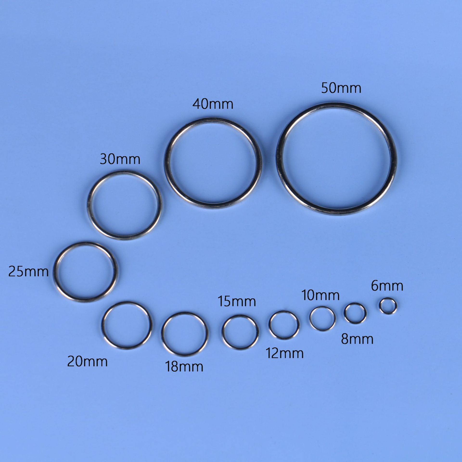 Manufactor goods in stock supply alloy Jewelry parts diy Metal Plating ring decorate Closed loop Dream catcher Underwear buckle