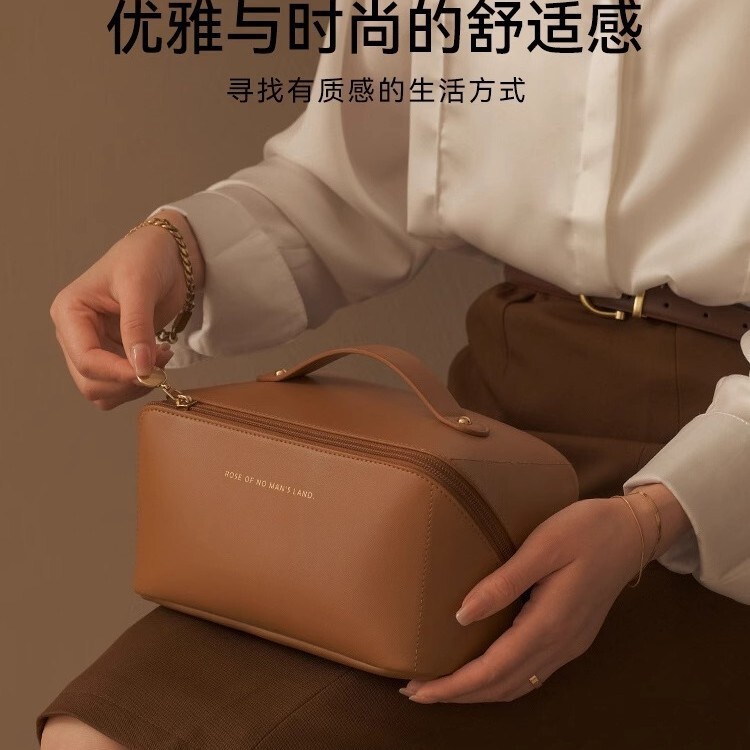 化妆包女大容量便携式时尚高端旅行化妆收纳袋可手提枕头化妆包|undefined