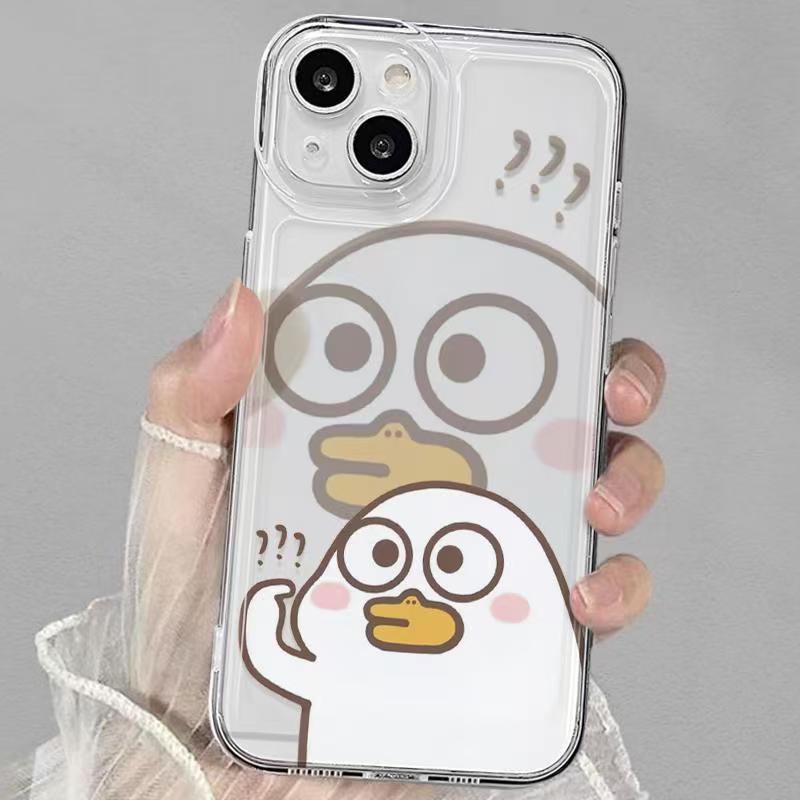 Question: phone case is suitable for cute cartoon transparent soft shell 11ProMax/12/13/14/15_voghion.com