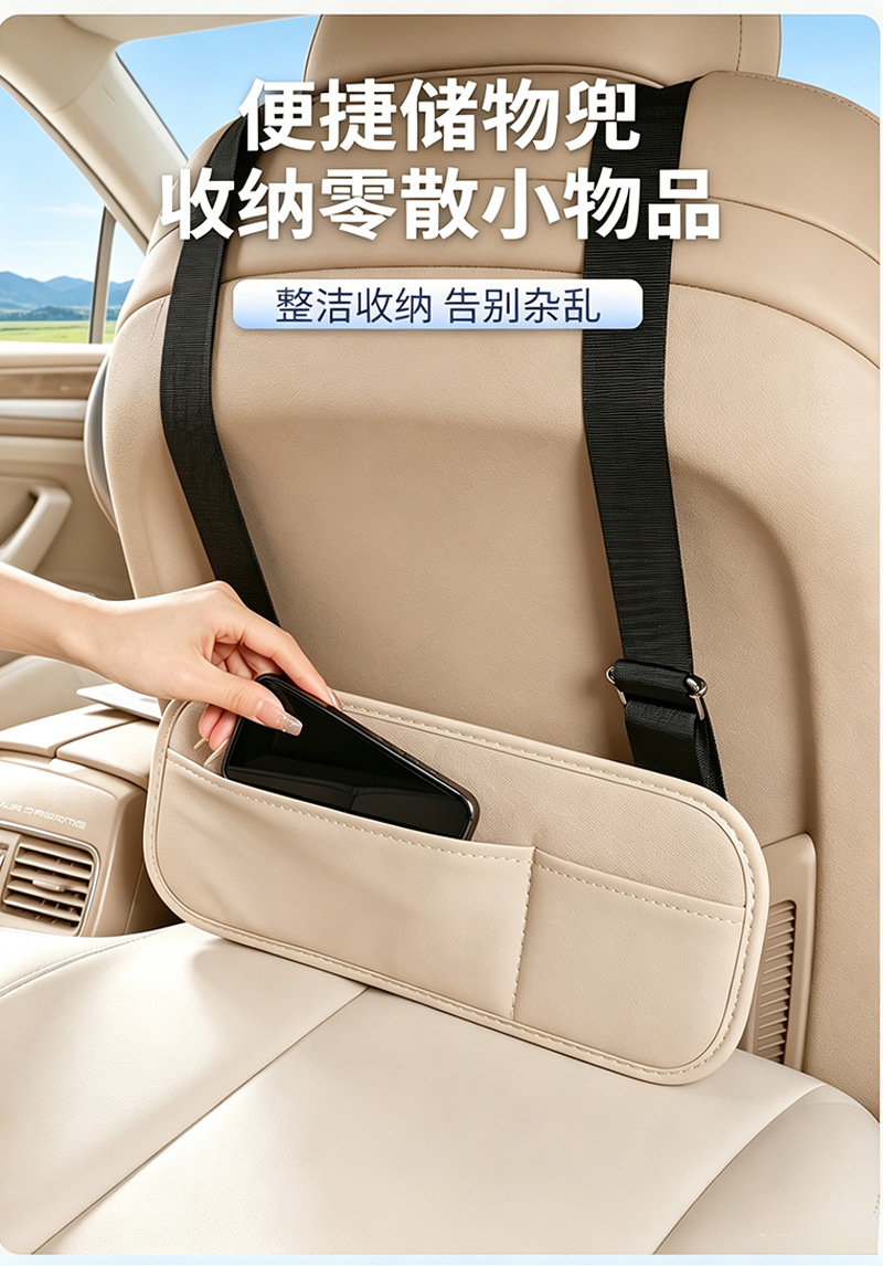 New thickened car rear seat folding travel bed, a portable nap bed for sedans and SUVs