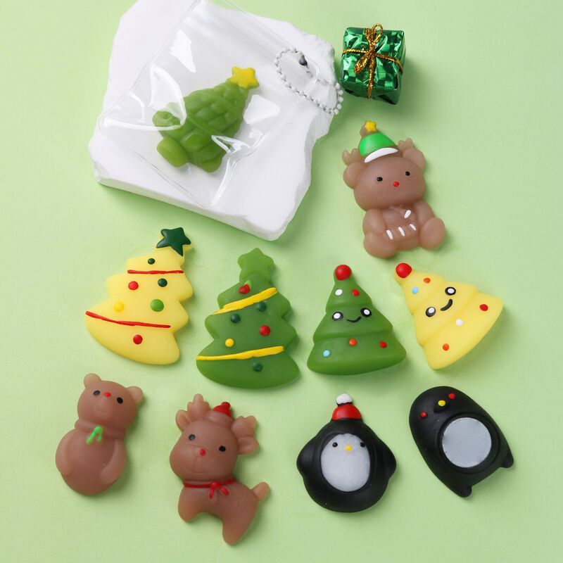 クリスマス団子の圧縮解凍とピンチのためのクロスボーダー専用、ネットセレブのホットなスクイーズおもちゃ工場卸売|undefined