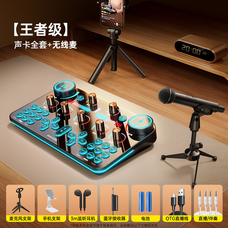 V20直播设备全套装声卡抖音唱歌手机专用录音2025新款K歌专业|undefined