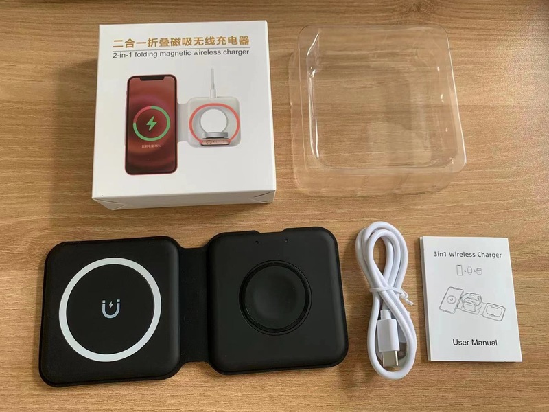 Amazon 越境売れ筋ワイヤレス充電器スポット磁気スリーインワンワイヤレス充電デスクトップ充電ステーション急速充電|undefined