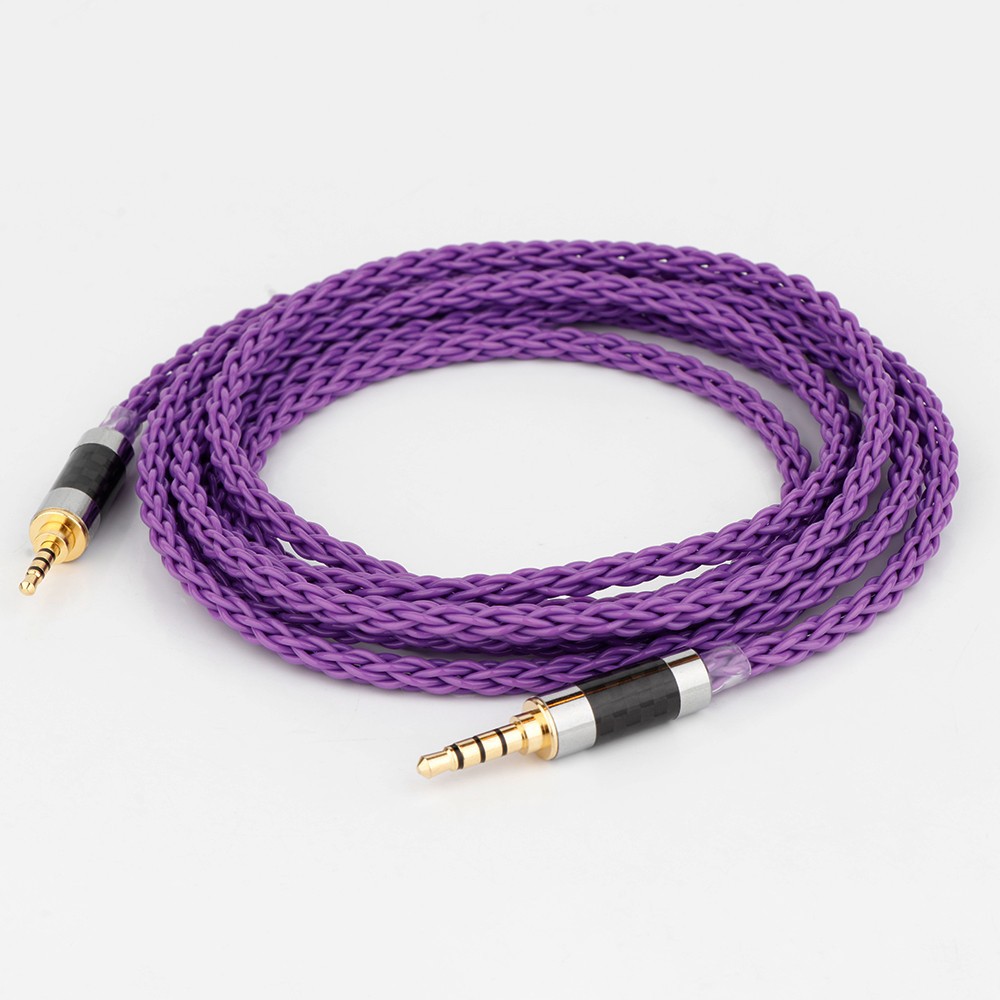 Preffair HIFI 2.5mm转3.5mm平衡耳机升级线适用于 Fostex T60RP