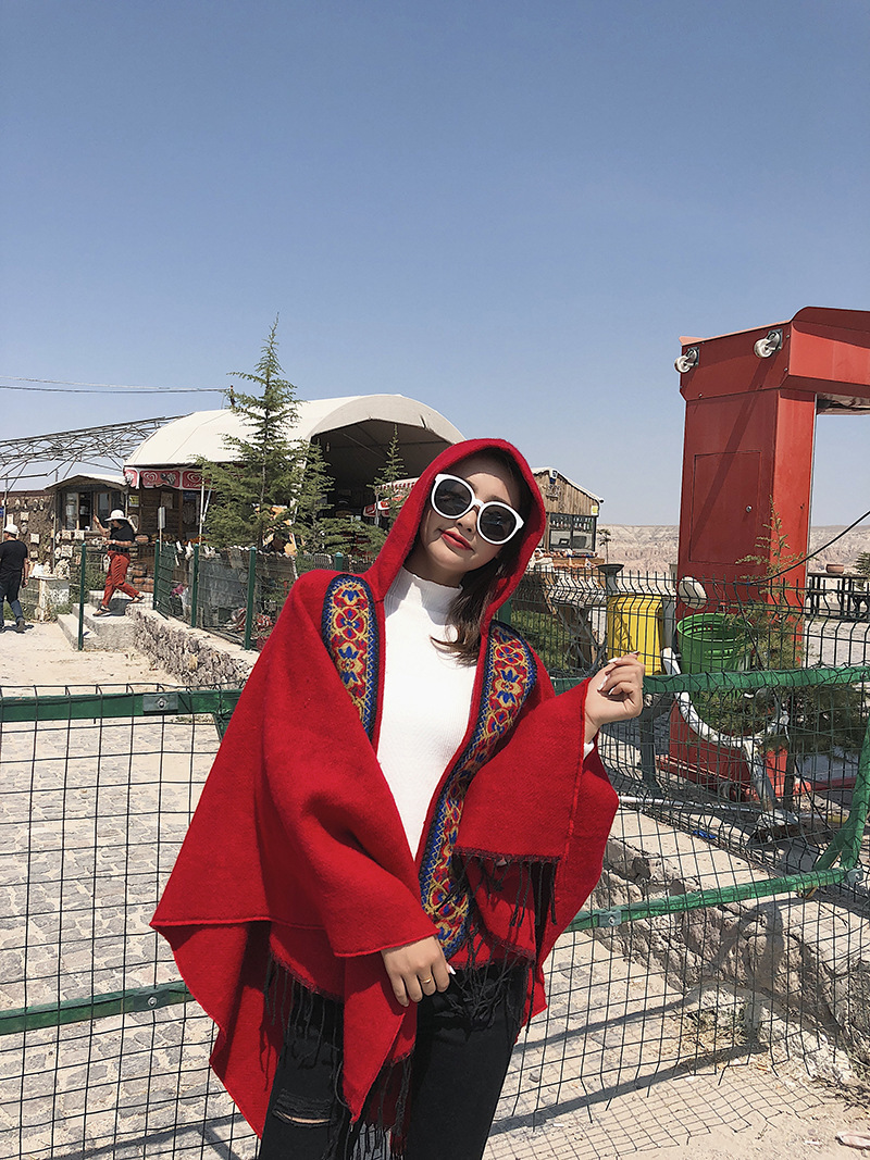 民族风披肩女 2