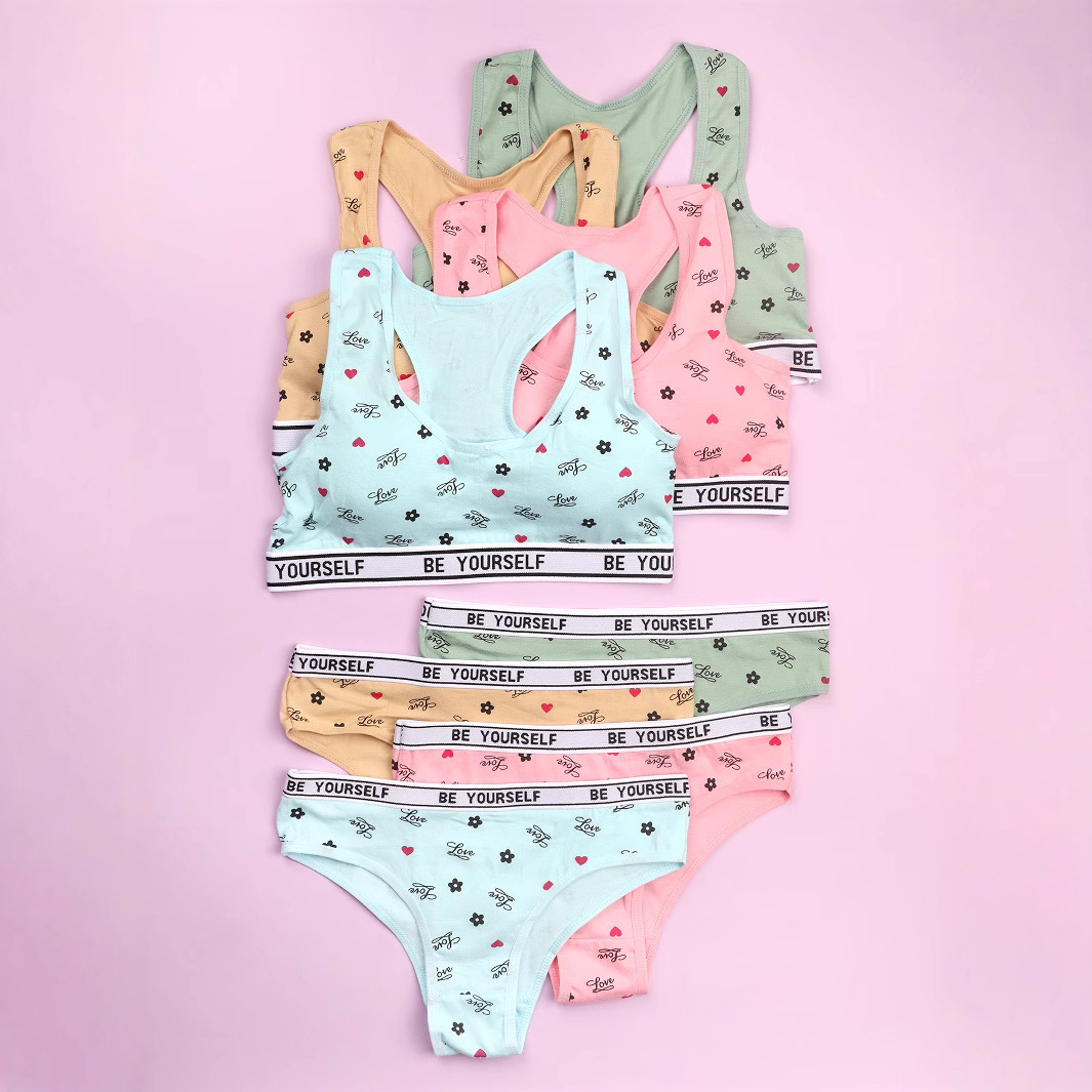 Ropa interior para niñas 10-14 años, período de desarrollo, sujetador, chaleco, deportes, correr, copa fija a prueba de golpes, chaleco a prueba de golpes, niño grande