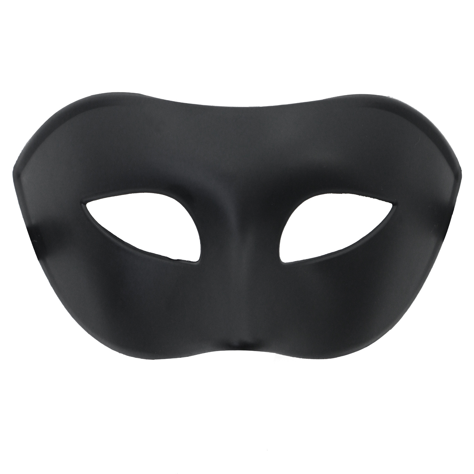 Amazon Hot Sale Fiesta de baile de mitad de cara gruesa para adultos mascarillas de ojos de hombre PP máscaras de cabeza plana retro