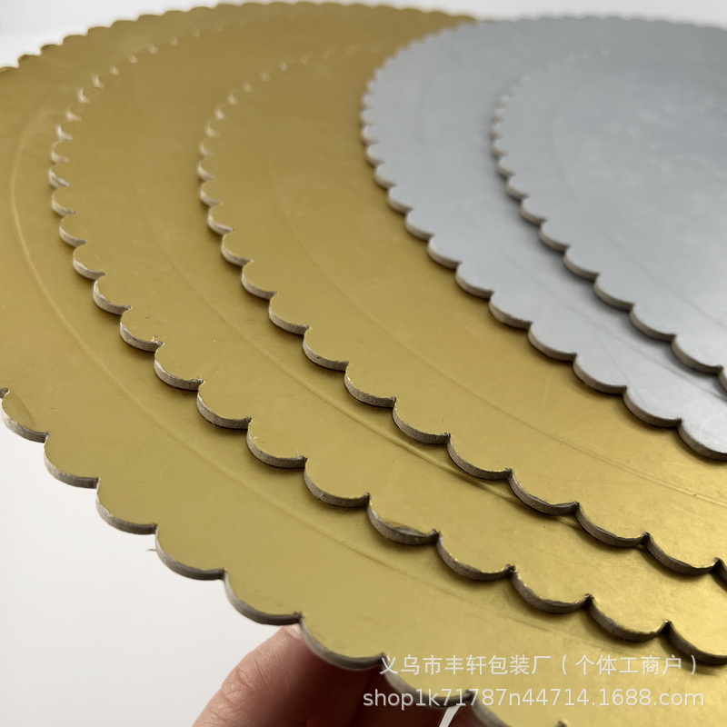 8 / 10 / 12 pulgadas placa de pastel base de pastel cartón almohadilla de pastel base de pastel exclusivo transfronterizo