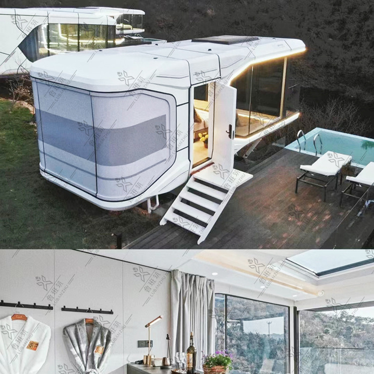 En línea Red Forest pareja B & B paisaje reloj-en la experiencia interactiva Hotel tecnología de lujo Starry Sky House