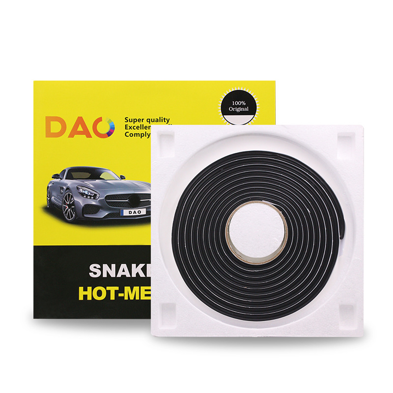 Hot-Selling S04 Hot Melt Snake Glue Waterproof Film Soft Adhesive Strip for Car Headlights and Doors, Snake Tape for Sealing Lamp Covers and Car Lights