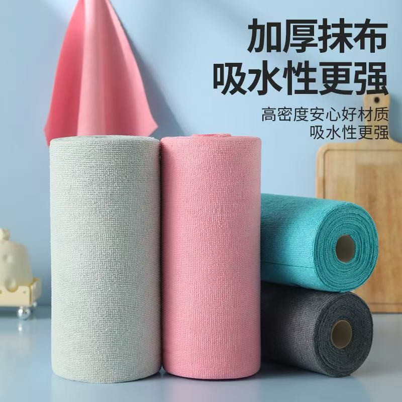 Manos rasgados tela de limpieza de fibra ultrafina seca y húmeda dos usos para el hogar lavar tela de limpieza suave absorber agua no perder pelo image 11
