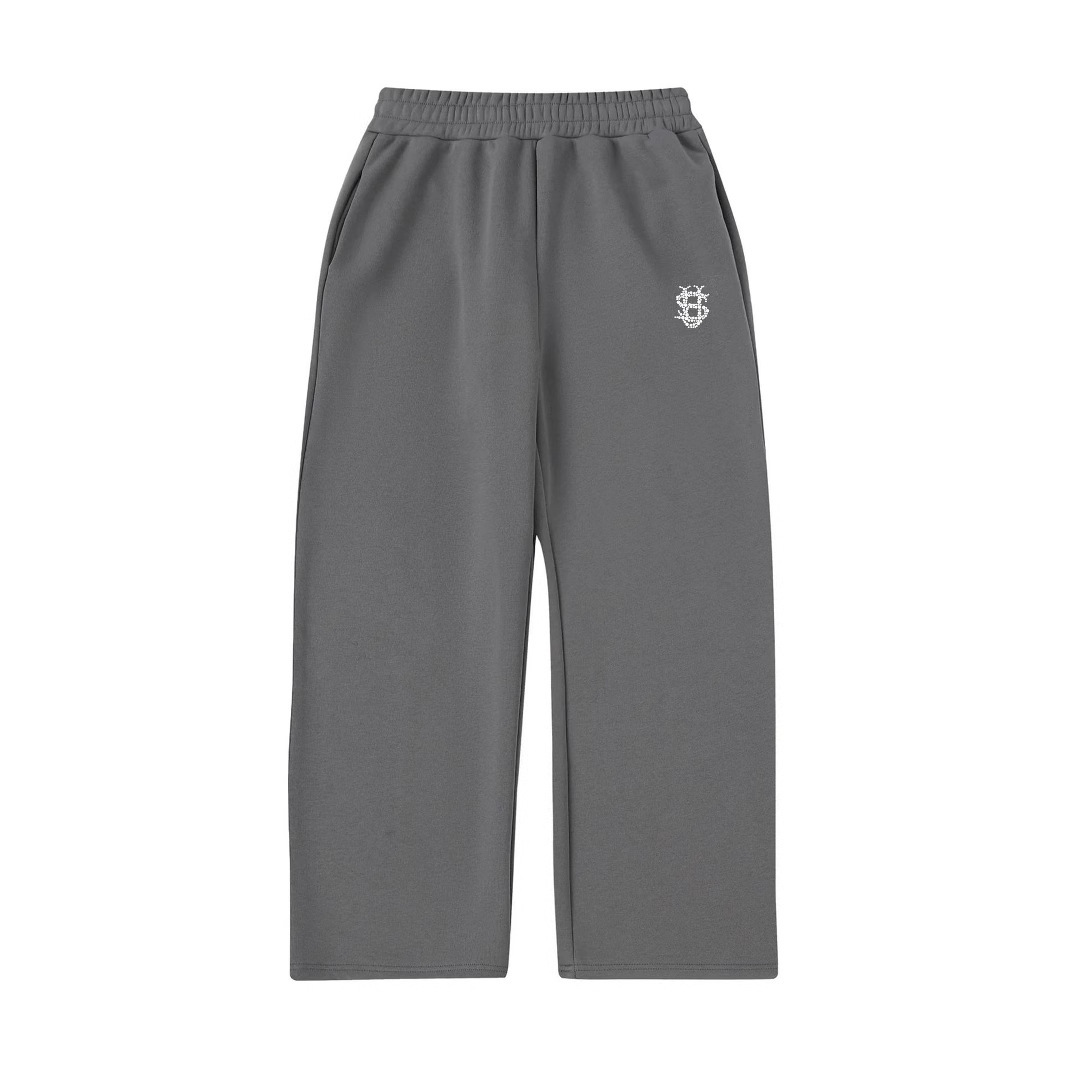 Men's Clothing Embroidered Letter Sweatpants – Spring Unisex Loose Casual Wide-Leg Joggers_voghion.com