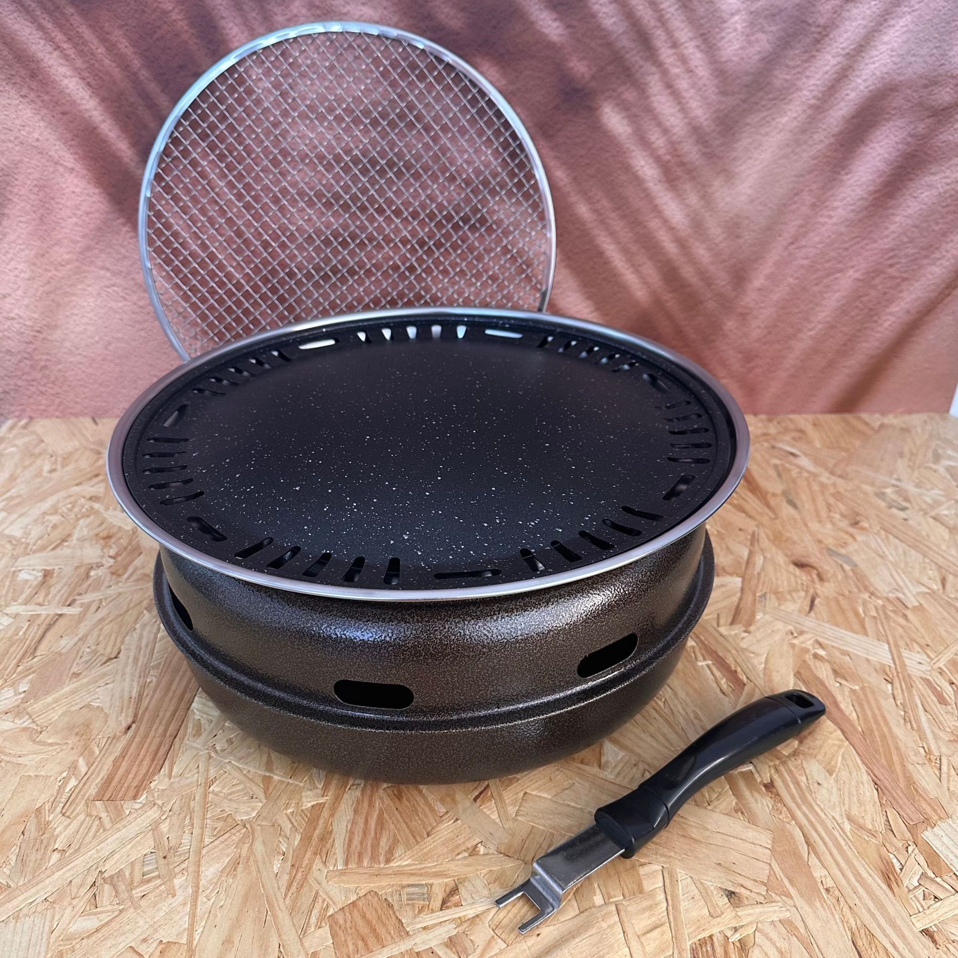 家用碳围炉烧烤木炭炉子室内户外两用围炉煮茶围聚烤火碳火炉套装