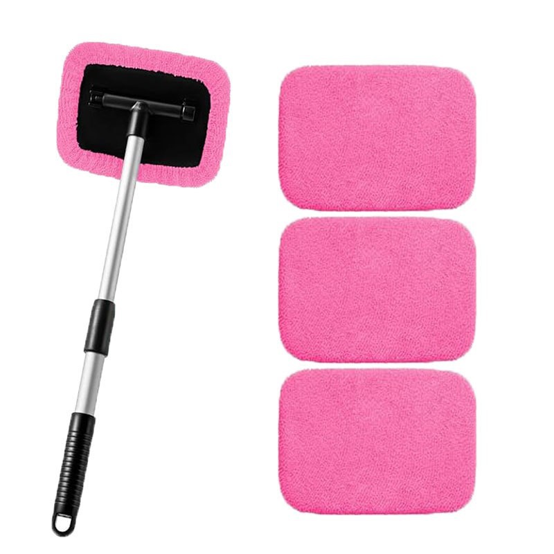 조합 5(4): 핑크색 천 커버 4개 + 사각형 플라스틱 부품 1세트