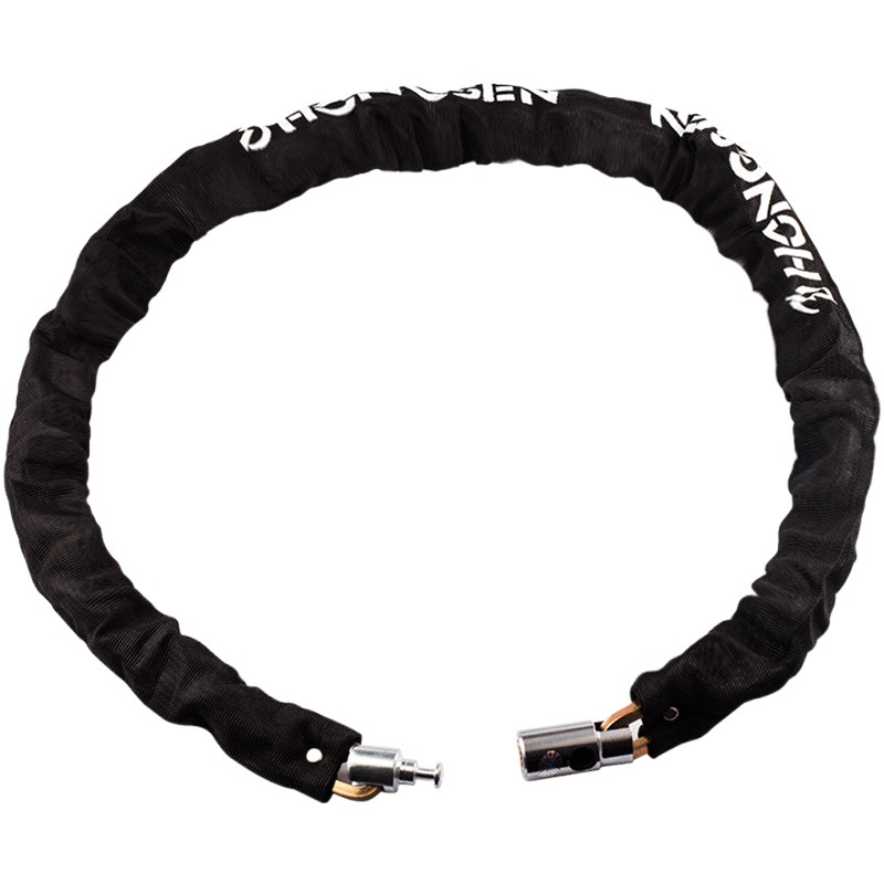 Negrita cadena alargada cerradura antioxidante almacén cerradura de la puerta del coche eléctrico bicicleta antirrobo cerradura de la cadena bolsa de la motocicleta cerradura