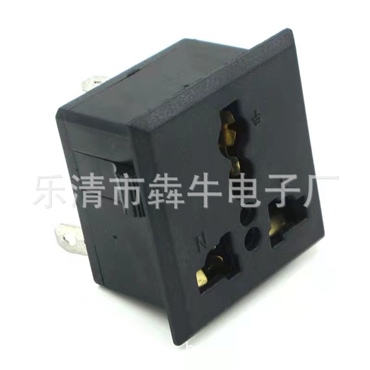 新能源插座国标五孔插座 品质万能三孔插座 英规多功能AC插座