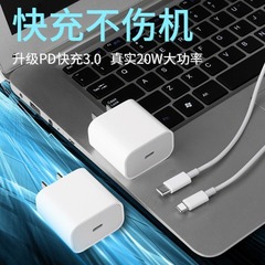 30W適用蘋果14充電器頭iphone13promax數據線12/11充電線PD快充XR