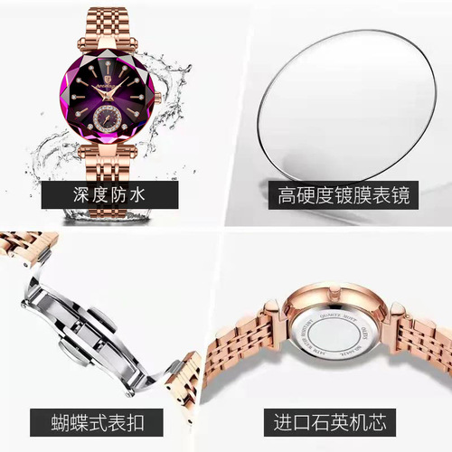 Swiss Brand Waterproof Women's Watch Casual Ultra Thin Quartz Watch Dropshipping on AliExpress