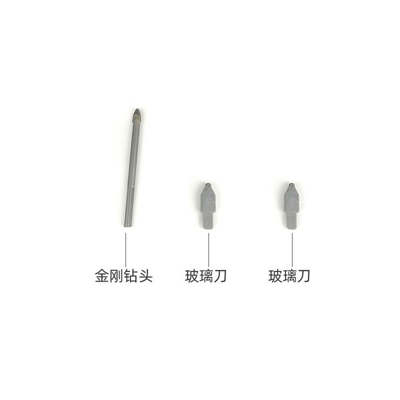 madera perforador manual de vidrio aire abierto cuchillo de vidrio integrado cuchillo de cerámica multifuncional afilador afilador tijeras