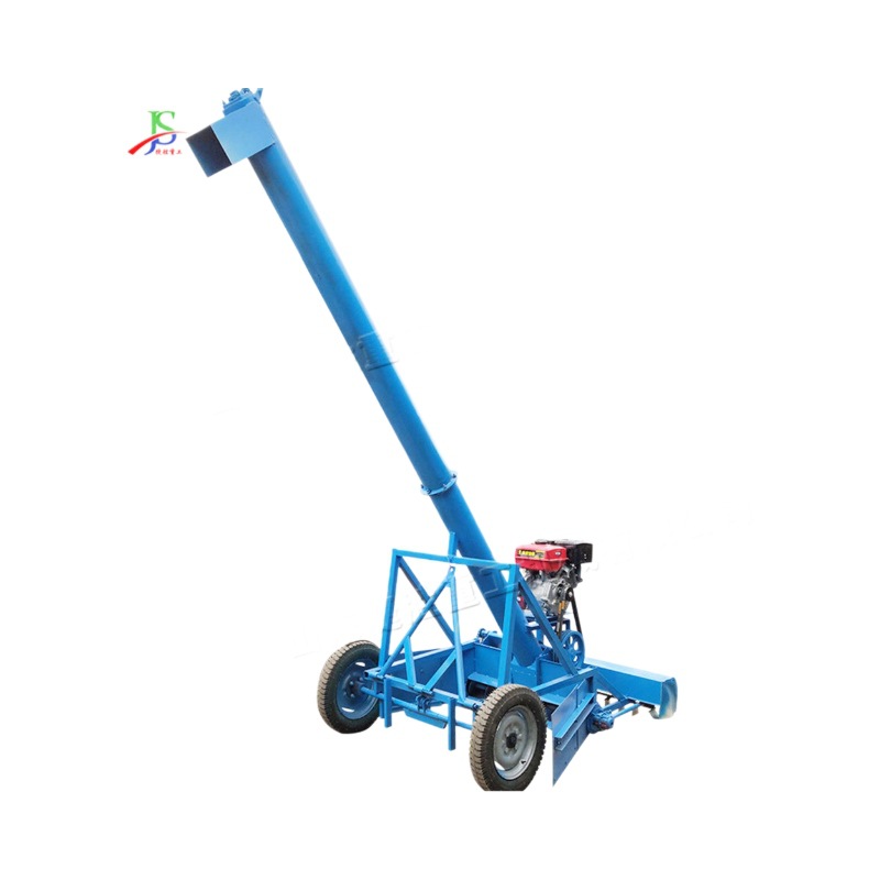 Copiadora de granos de arroz montada en vehículo elevadora de granos automática para granero de trigo y maíz equipo de carga en vehículo