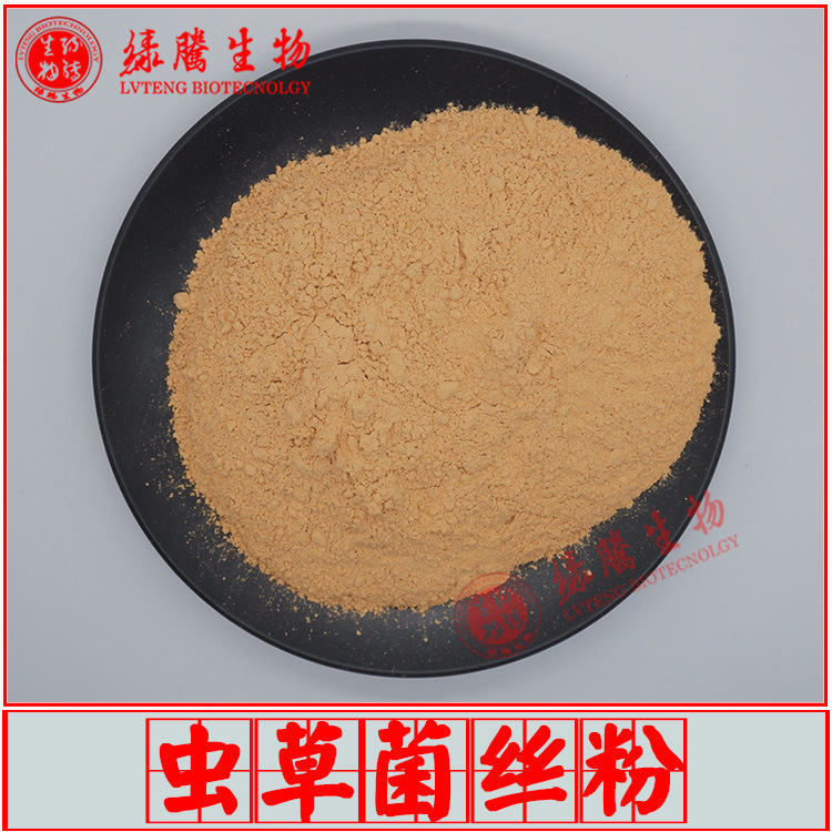 虫草菌丝粉99% 绿腾生物 发酵虫草菌丝体 冬虫夏草提取物