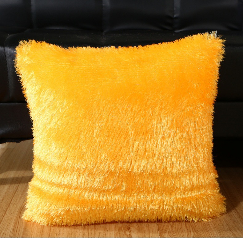Casual Solid Color Pv Velvet Pillow Cases display picture 3