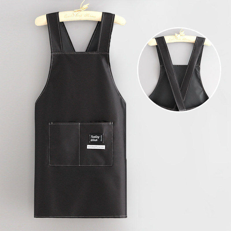 Cross strap waterproof pocket marked black