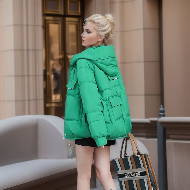 Women's Padded Jacket Winter Coat Thickened Cotton Short Jacket_voghion.com