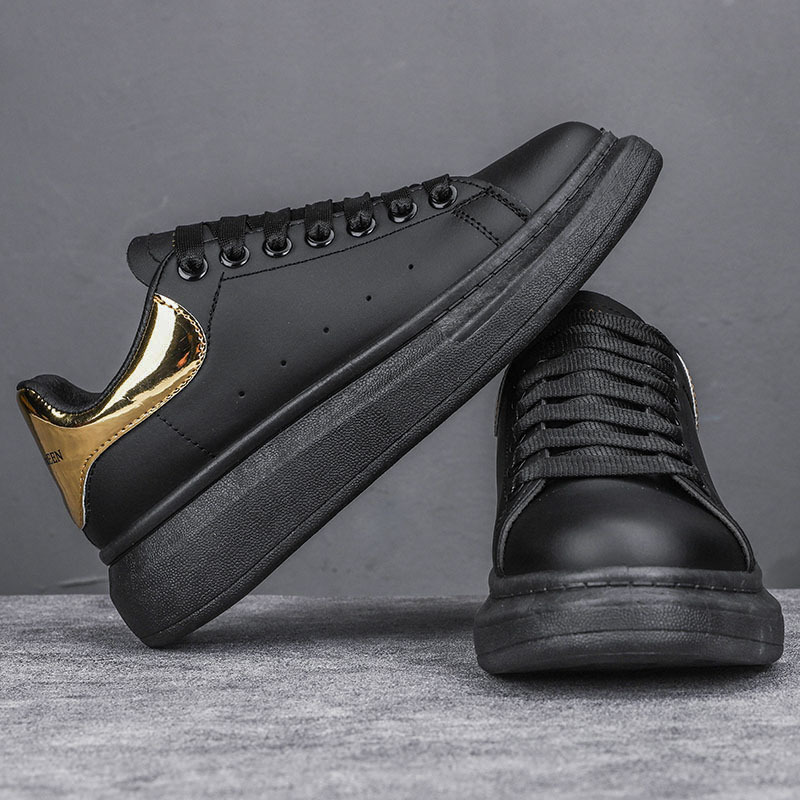 Shoes Men's 2022 New McQueen Black Platform Height-increasing Sneakers Men's and Women's Couple's Casual White Shoes Skate Shoes Shoes Men's 2022 New McQueen Black Platform Height-increasing Sneakers Men's and Women's Couple's Casual White Shoes Skate Shoes
