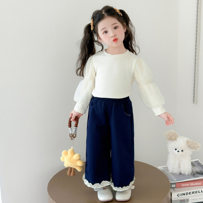 女童套装春秋2025新款儿童秋季洋气休闲女宝宝时髦甜美秋装三件套|undefined