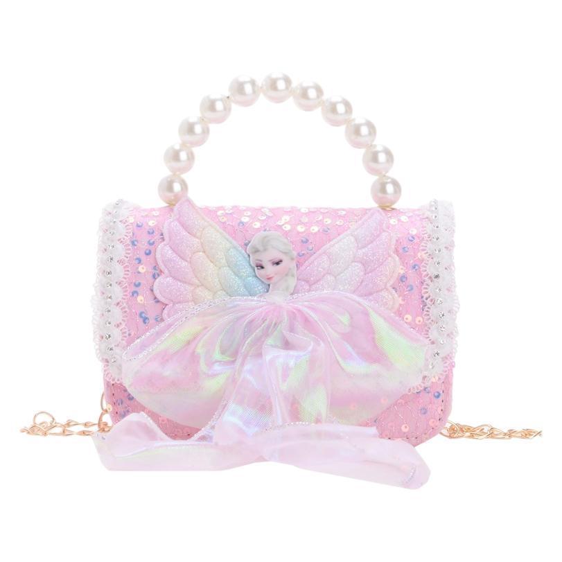 Bolsos para niños accesorios de perlas bolsos de hombro para niñas bolsos de mochila para niños bolsos accesorios para bebés rojos bolsos de cambio