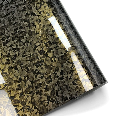 Body sticker — Carbon Fiber Car Wrap Film - disorderly-carbon-film-gray-charm-gold-30cm30cm