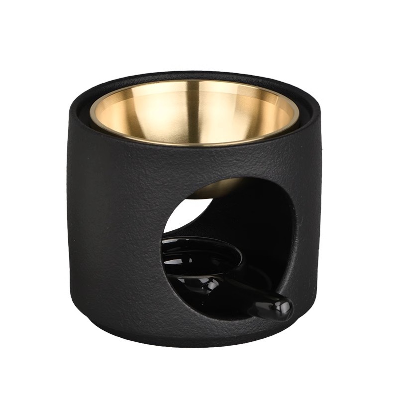 跨境陶瓷香薰炉分体式精油炉蜡烛加热焙烤香粉茶叶可干烧扩香炉