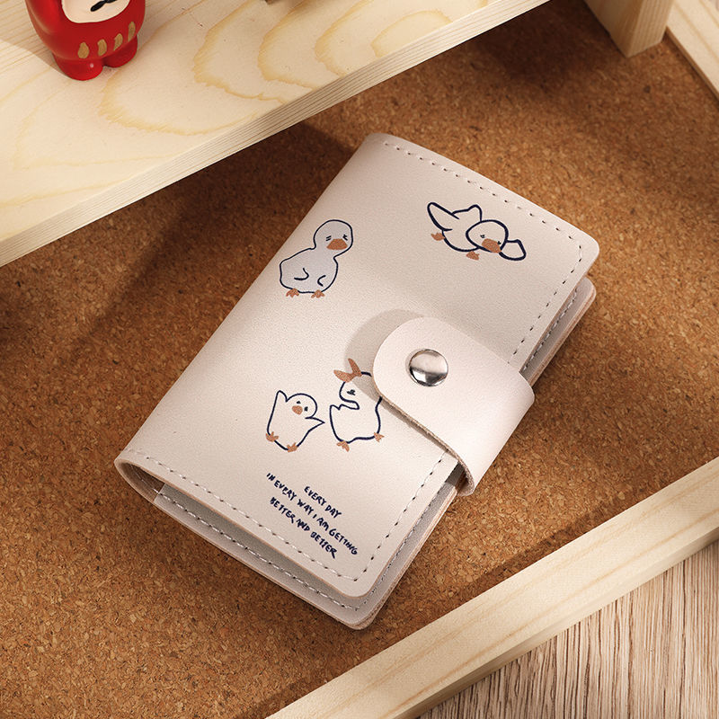 Bolsa de tarjetas para mujeres compacta multi-tarjeta de gran capacidad licencia de conducir licencia de conducir personalidad encantadora bolsa de cambio bolsa al por mayor