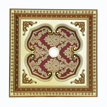 般若装饰室内的新设计传统风格流行方形天花板设计