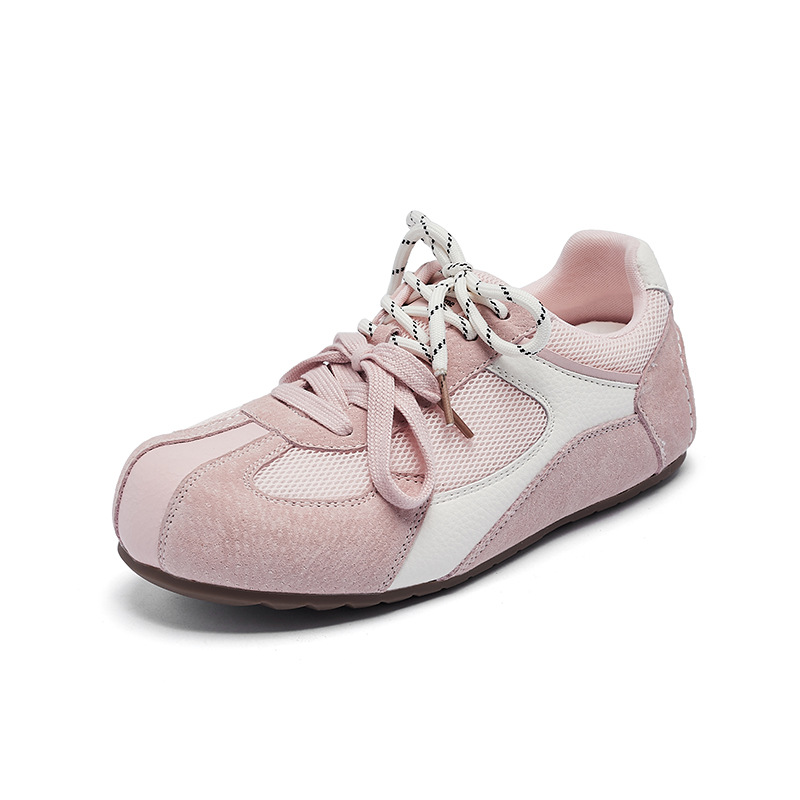 August Lion Dengde zapatos de entrenamiento para mujer 2025 verano nuevo estilo de malla deportiva plana zapatos casuales de ballet de suela blanda zapatos Forrest