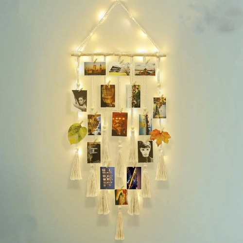 Bestselling Amazon Cross-border Hot Selling Ribbon Photo Storage and Display Stand for Home Decoration Wall-mounted Bracket