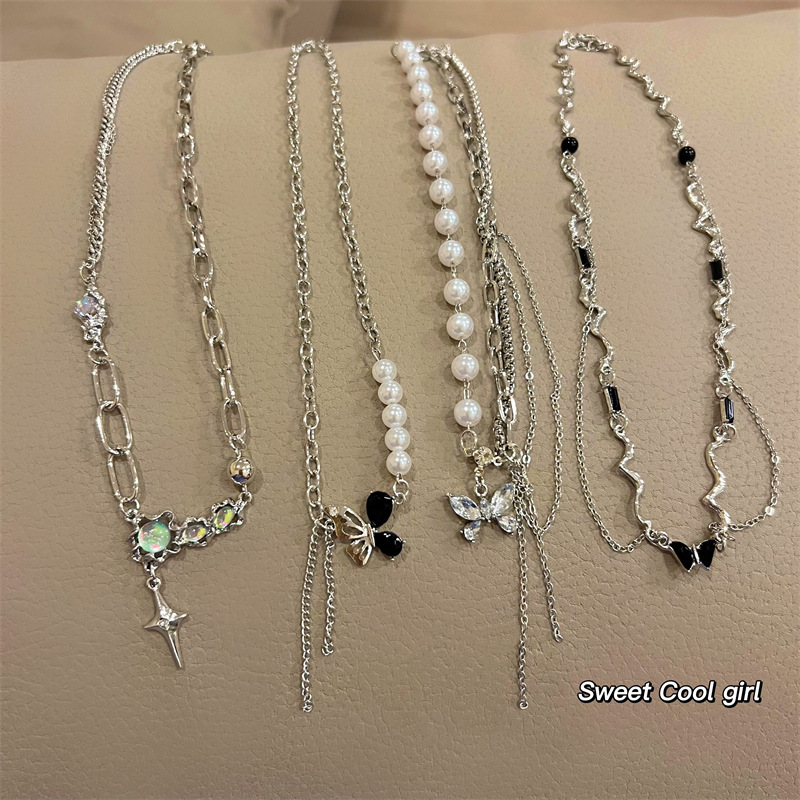 Chain for key bag from pearl