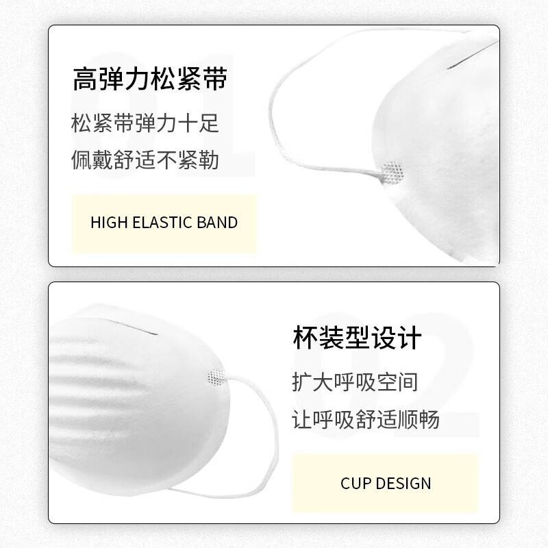 Delta 104201 máscaras para la cabeza a prueba de aceite y partículas no grasas a prueba de polvo a prueba de humo 50 cajas