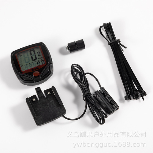 Mountain bike computer/bike pulse speedometer/speedometer/15 functions 548B same style accessories and equipment