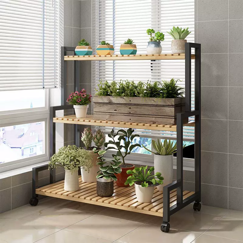 花架子室内家用客厅落地式梯形花架子阶梯式花草架多肉植物花盆架