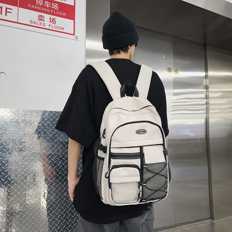 Nuevos bolsos de hombro para hombres japoneses mochilas para estudiantes universitarios de ocio mochilas deportivas al aire libre hombres de gran capacidad 100 mochilas mochilas mochilas