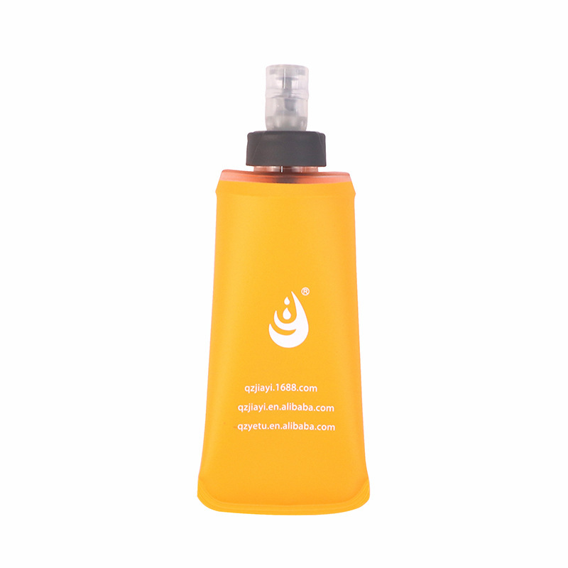 TPU outdoor sports soft water bottle for cycling, running, marathon, hiking, mountaineering, foldable water bottle, portable soft water bag