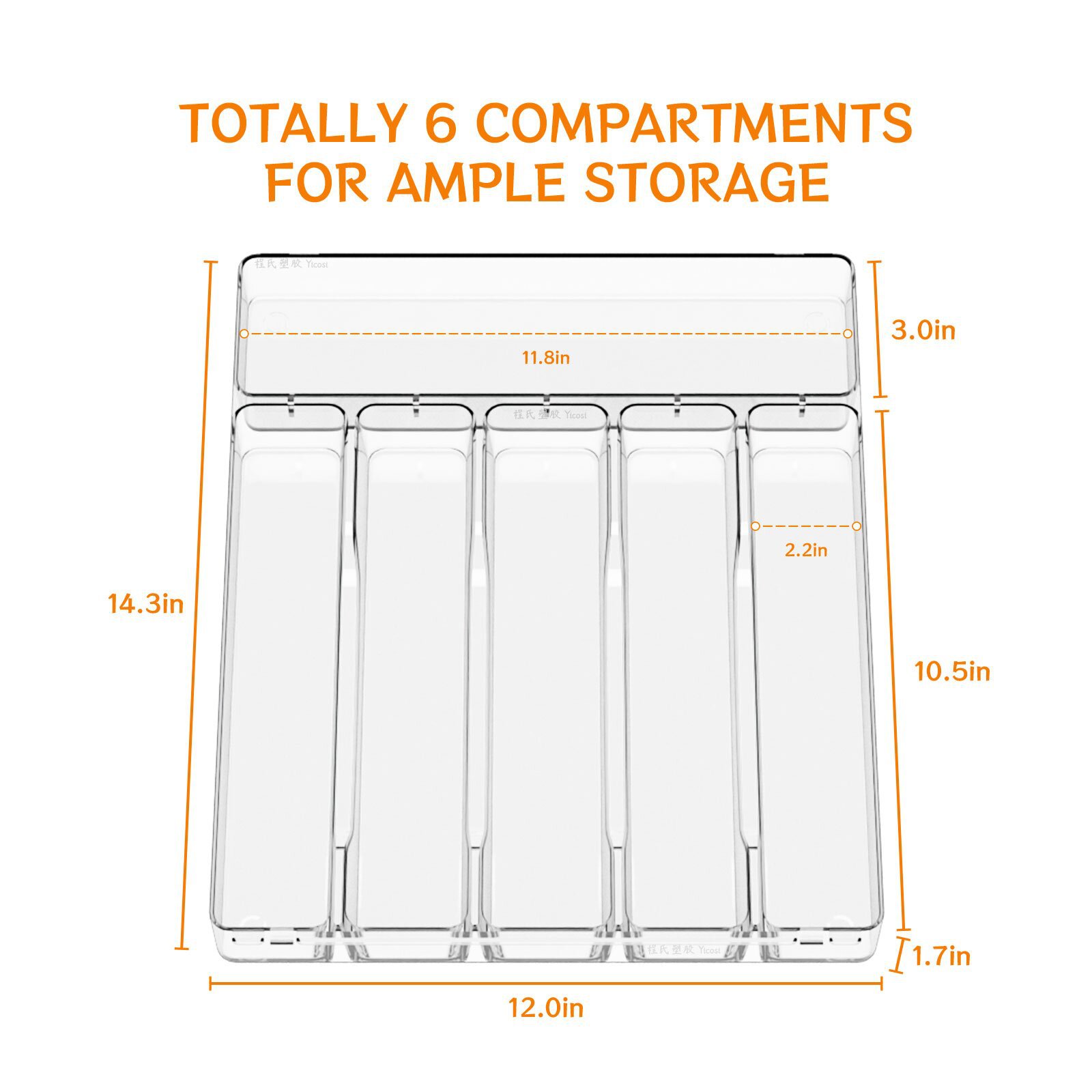 Caja de almacenamiento telescópica de cajón Caja de acabado de vajilla transfronteriza Cosméticos domésticos Papelería Medicina Caja telescópica de separación de artículos diversos