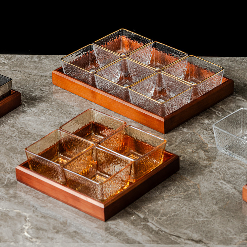 Plastic Fruit Tray for Living Room, Acrylic Snack, Dried Fruit Bar, Candy Snack, Commercial Compartment, No Odor