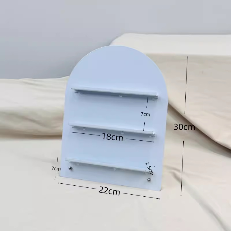 Tabla de postres de estilo blanco decoración estante de exhibición de bodas decoración estante de pastel de cumpleaños bandeja de refrigerio de hierro forjado