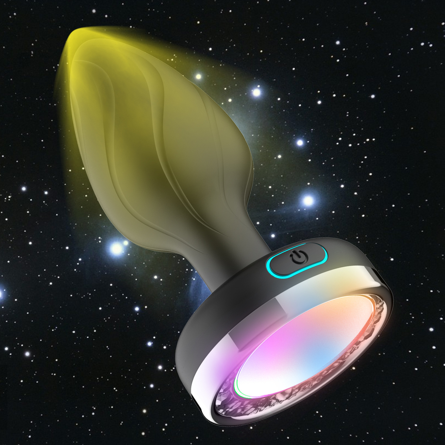 Luminous Wireless Remote Control Silicone Anal Plug, Rechargeable Adult Toy — detail image 11
