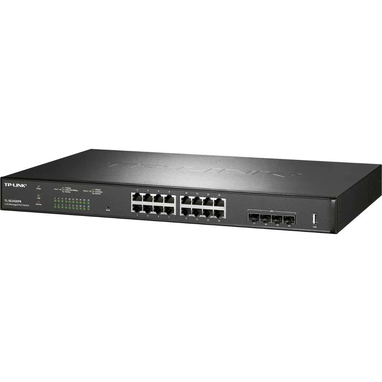 TP-LINK TL-SE2420PB 2.5G облачное управление PoE коммутатор