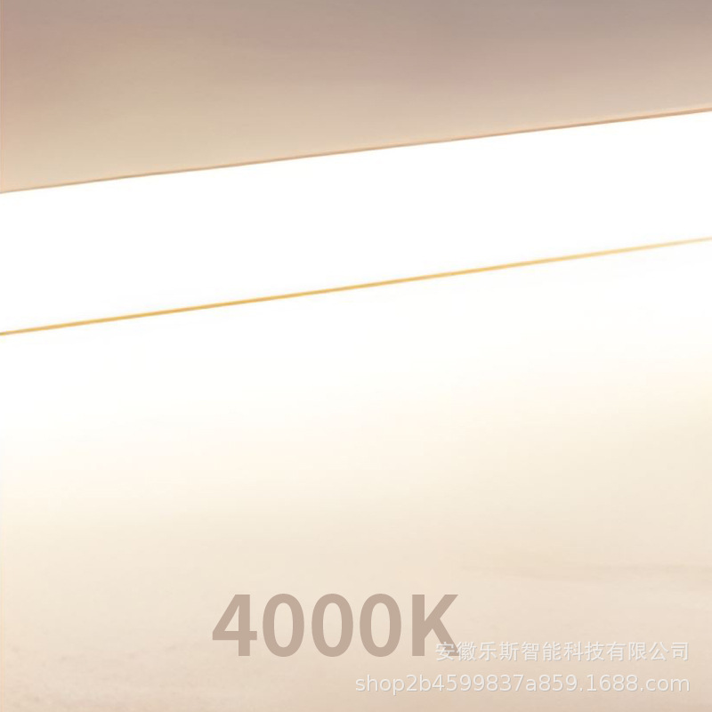 Luz de gabinete de montaje superficial Permo, luz de estante, luz LED de tira rígida, luz lineal, tira de luz para estante inferior de gabinete sin ranura.